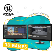 Unreal Engine 4. Игровой движок - КИБЕРшкола программирования для детей, компьютерные курсы для школьников, начинающих и подростков - KIBERone г. Емельяново