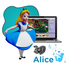 Alice 3d - КИБЕРшкола программирования для детей, компьютерные курсы для школьников, начинающих и подростков - KIBERone г. Емельяново