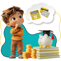 Финансовый интеллект вместе KIBERone - КИБЕРшкола программирования для детей, компьютерные курсы для школьников, начинающих и подростков - KIBERone г. Емельяново