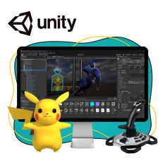 Мир игр на Unity 2D на популярном движке + AI-помощники - КИБЕРшкола программирования для детей, компьютерные курсы для школьников, начинающих и подростков - KIBERone г. Емельяново