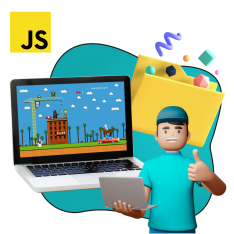 Программирование на JavaScript. Учимся создавать игры! - КИБЕРшкола программирования для детей, компьютерные курсы для школьников, начинающих и подростков - KIBERone г. Емельяново