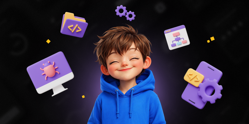 Идеальный сайт с нуля: код, дизайн и AI-помощник - КИБЕРшкола программирования для детей, компьютерные курсы для школьников, начинающих и подростков - KIBERone г. Емельяново